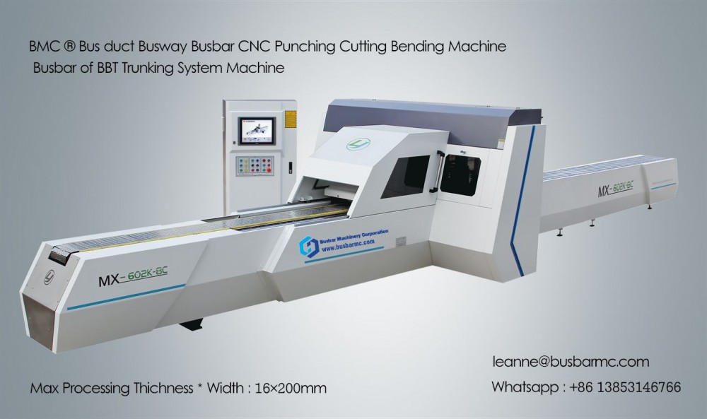 MX602K-8C CNC Busbar Machine Copper punching cutting machine