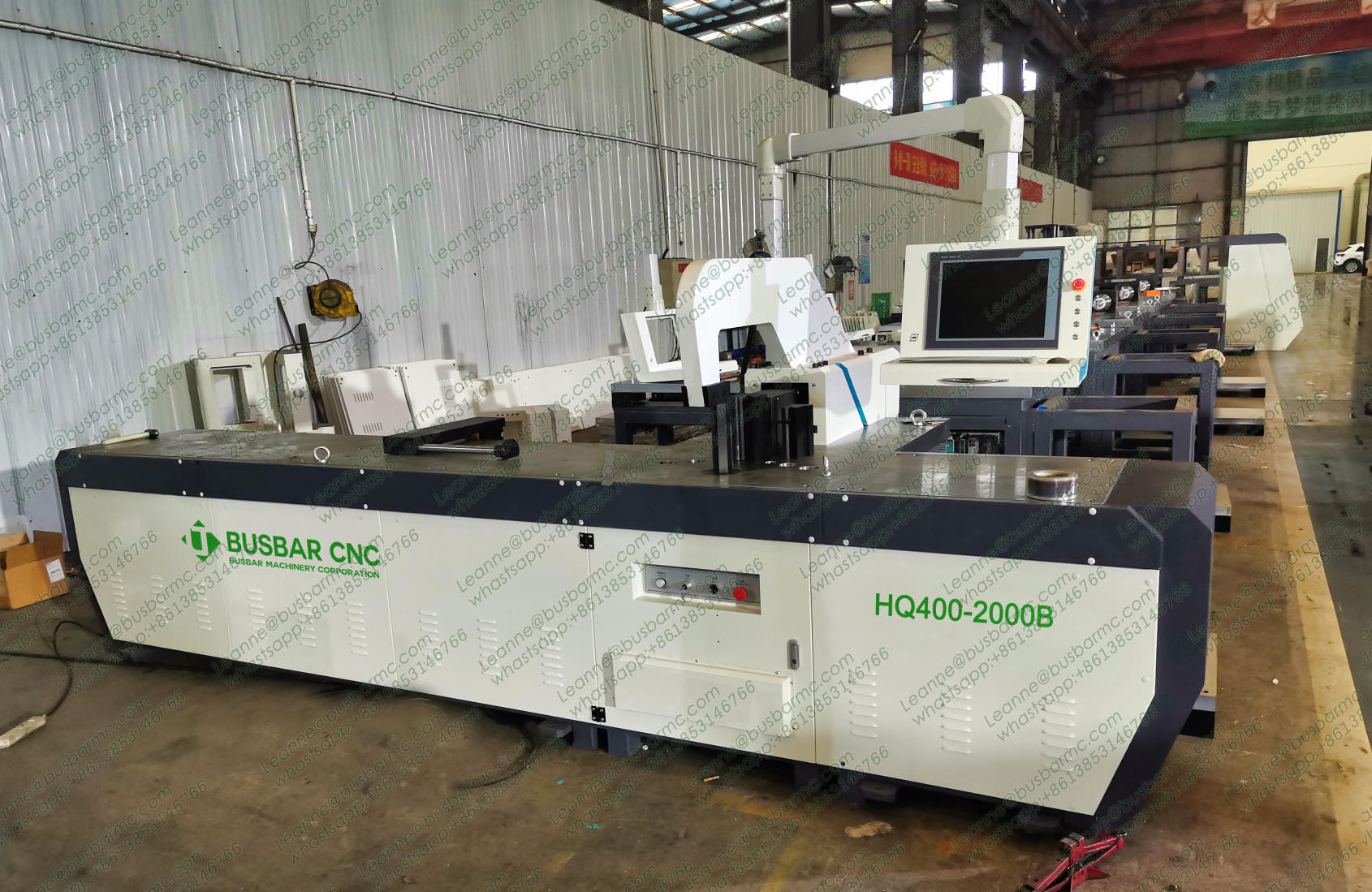Dobladora de Barras de Cobre CNC Servo HQ400-2000B